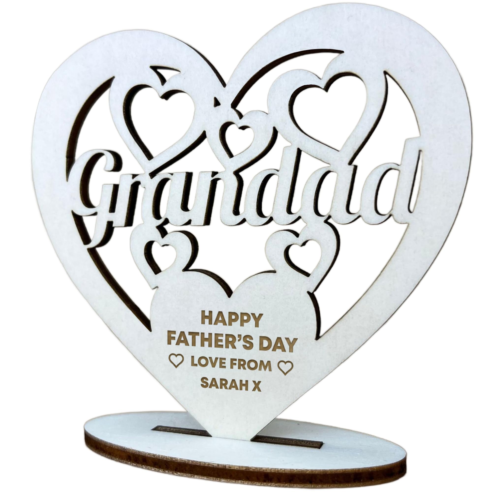 Red Ocean Personalised Fathers Day Gift For Grandad From Grandson Granddaughter Special Grandparent Gift