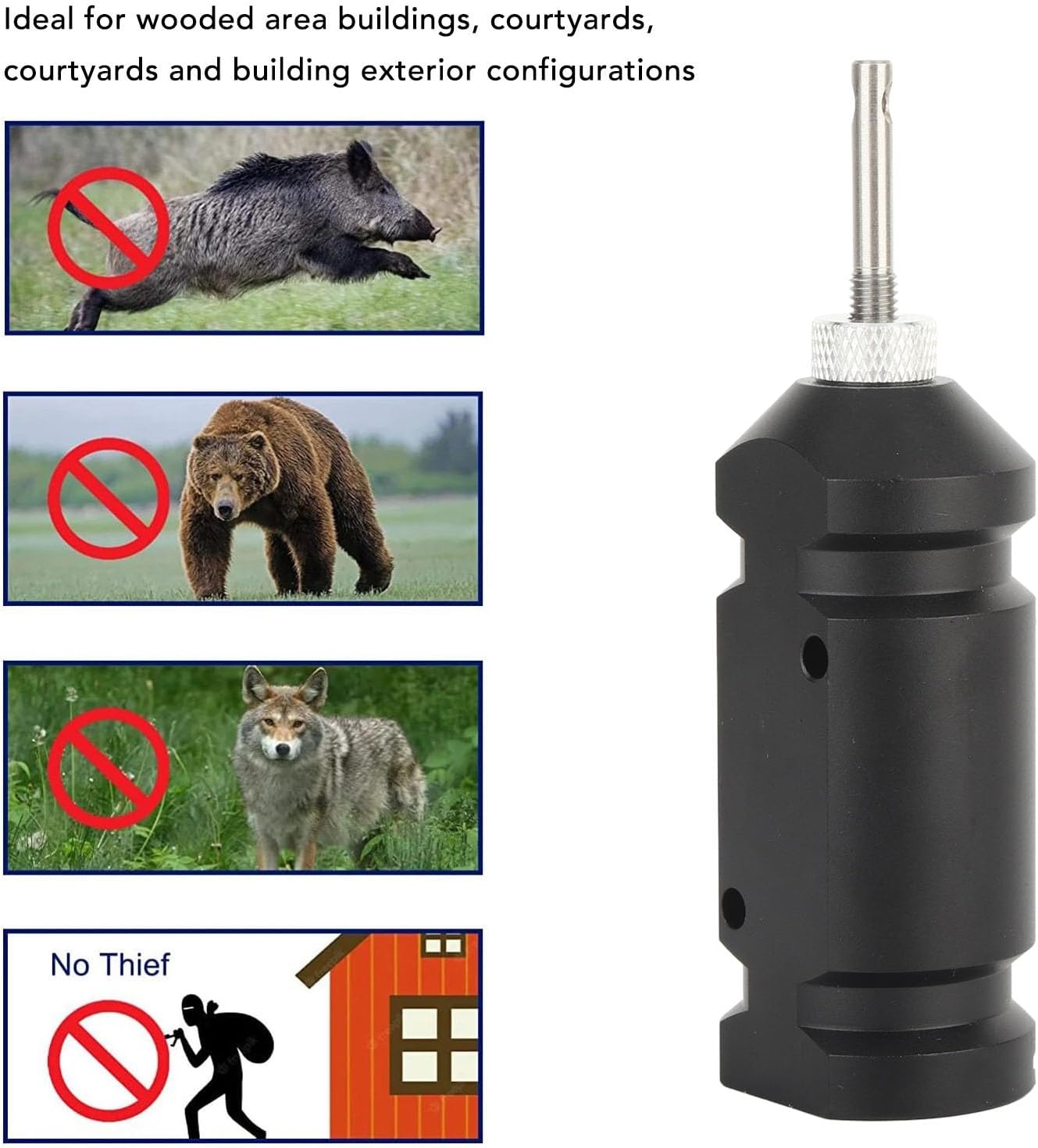 Perimeter Trip Alarm with 360° Coverage, Reusable Security Device for Camping & Property Safety, Early Warning Trip Wire System