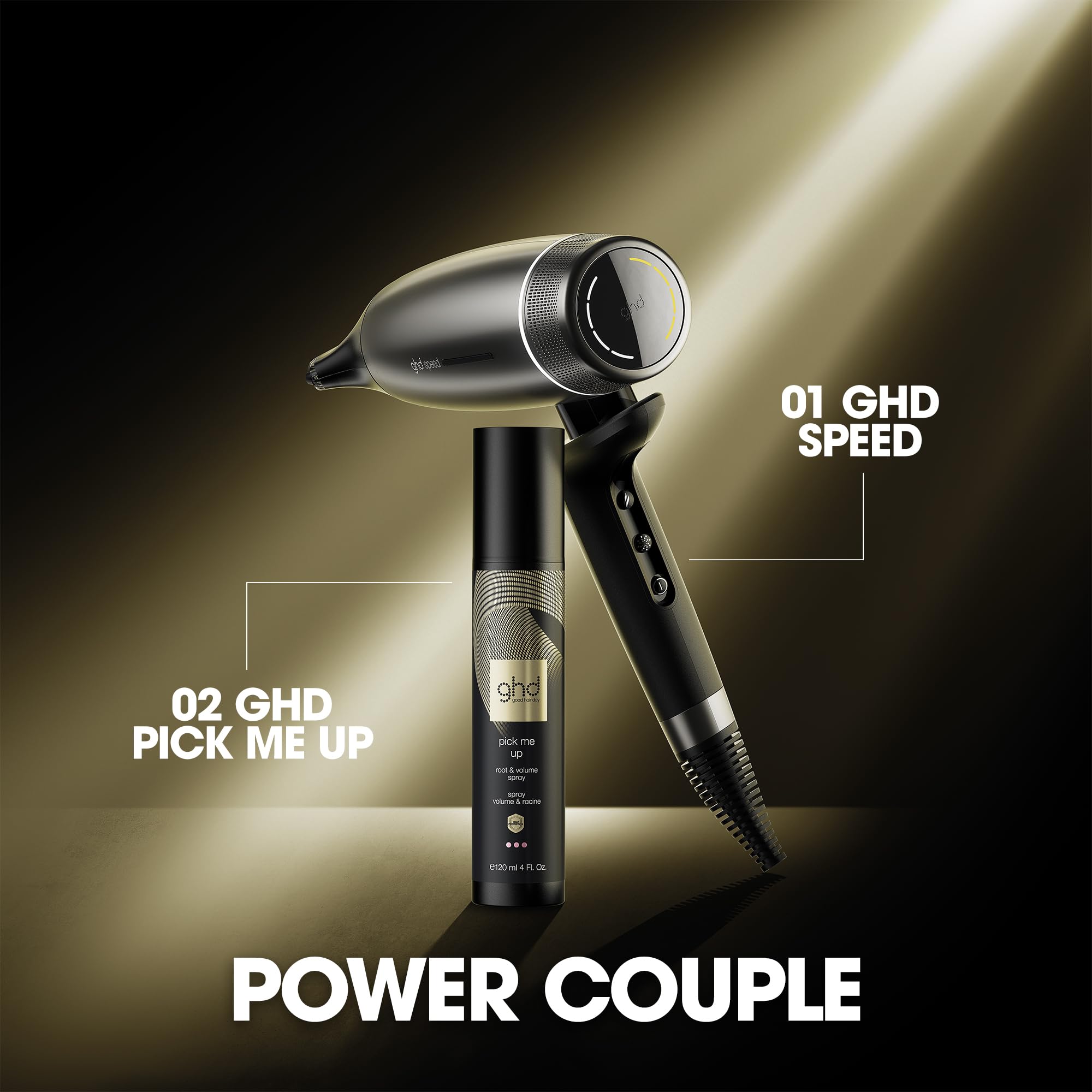 Ghd Speed Professional ultra-szybka suszarka do włosów Titanium Black