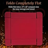 Vista 2 de Forged Dice Co. Bandeja plegable magnética de 6 pulgadas para dados – Bandeja plegable portátil para usar como bandeja de dados DND, bandeja