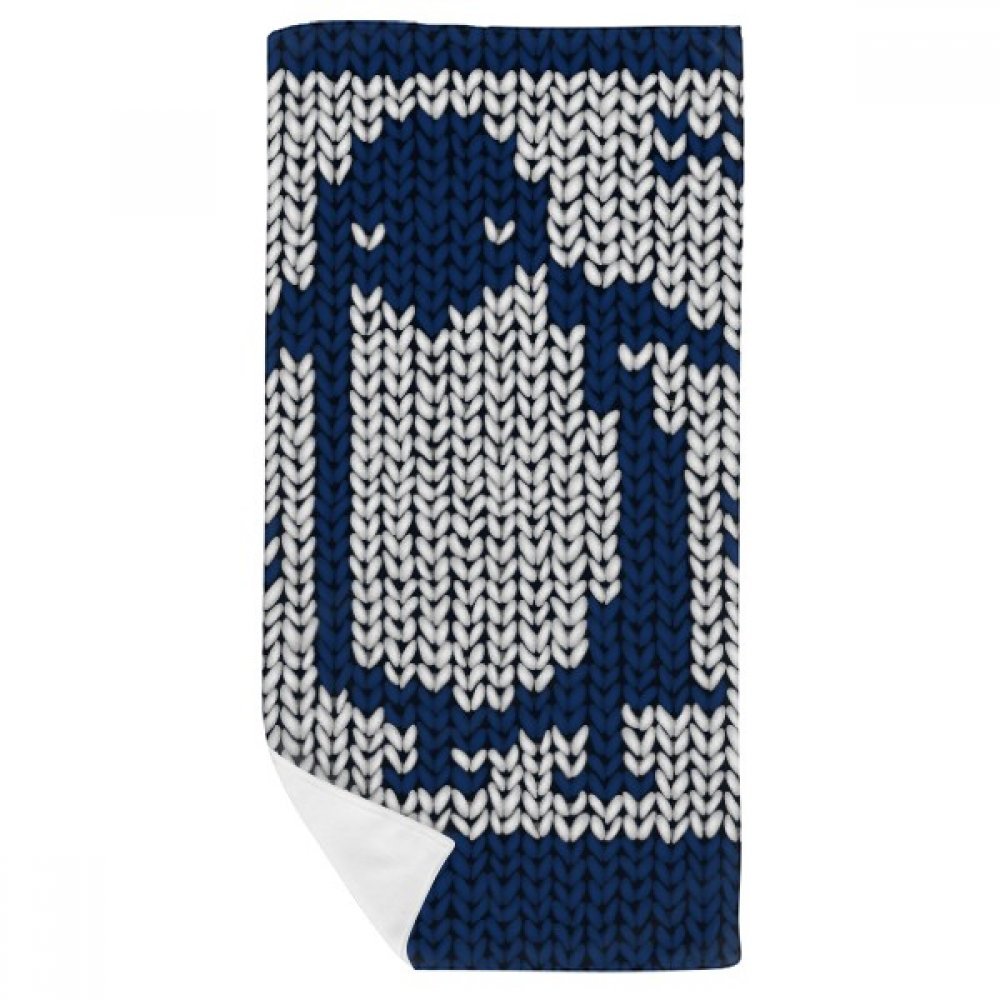 Gant de toilette doux pingouin 35x70 cm pour peaux sensibles et enfants