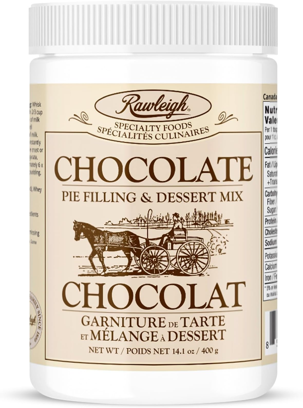 Chocolate Pie Filling & Dessert Mix (14.1 oz / 400g) โ Makes Up to 6 Rich Homemade-Style Sumptuous Pies โ Gluten Free, Kosher & Vegetarian โ Old-Fashioned Chocolate Dessert Mix