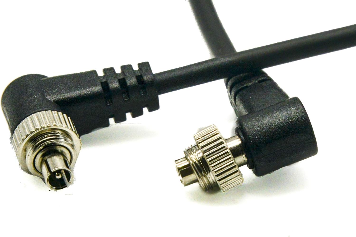 PROtastic Flash Sync Cable Male PC to Male PC Coiled Cable, 30cm