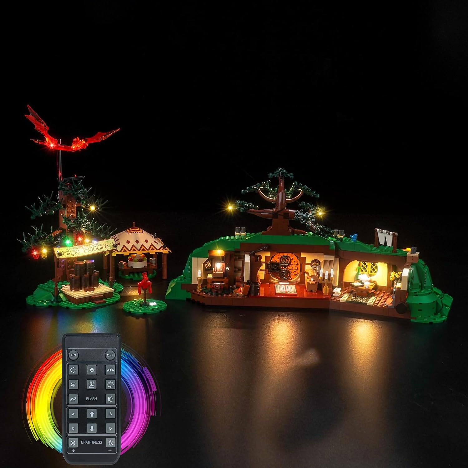 LED Lighting Compatible with Lego The Shire 10354 - JUST Lights?Light Kit Compatible with Lego 10354, NOT Included The Model Set