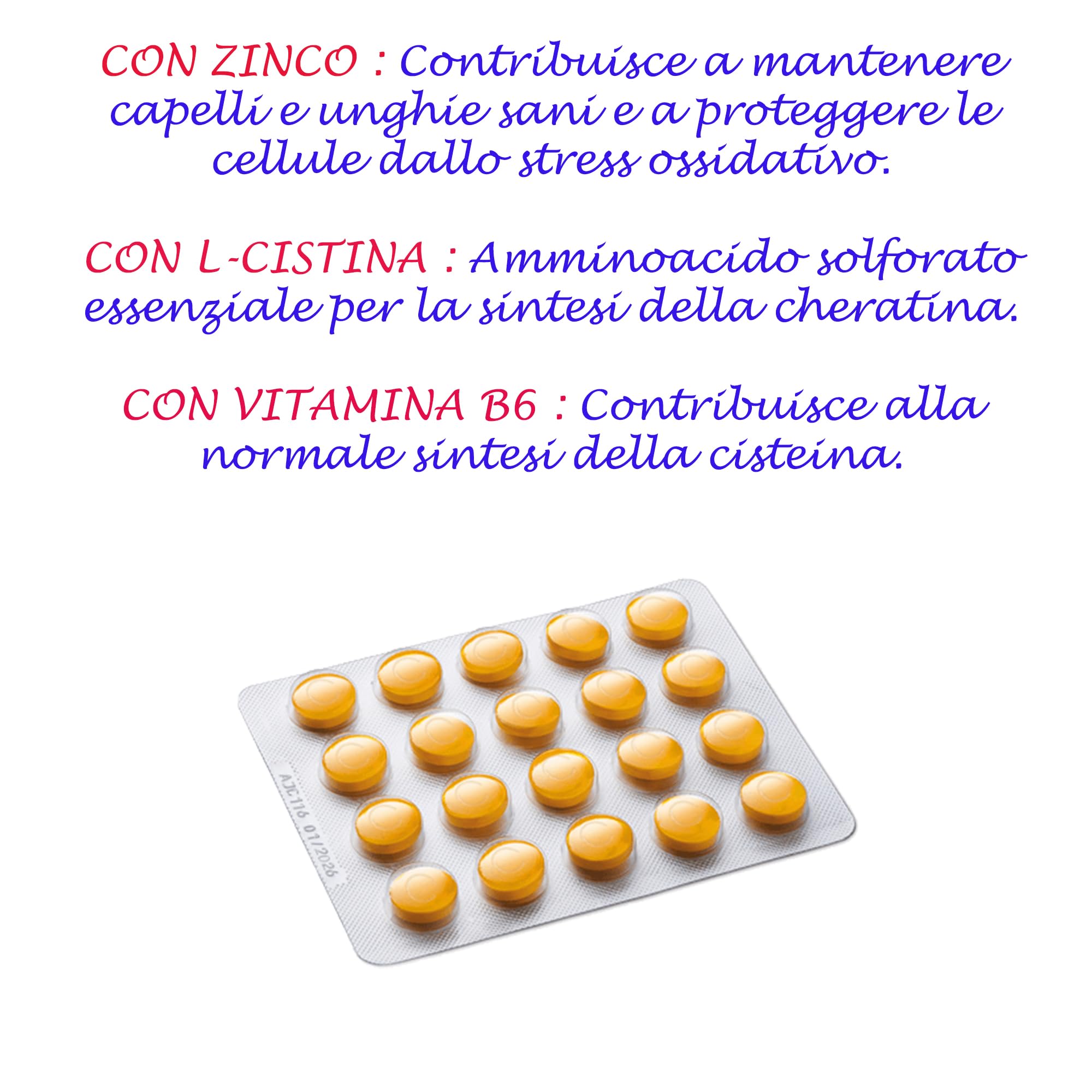 Cystiphane Fort Biorga - Integratore Alimentare per Capelli e Unghie - Dona Salute Forza e Vitalità e Protegge dallo Stress Ossidativo