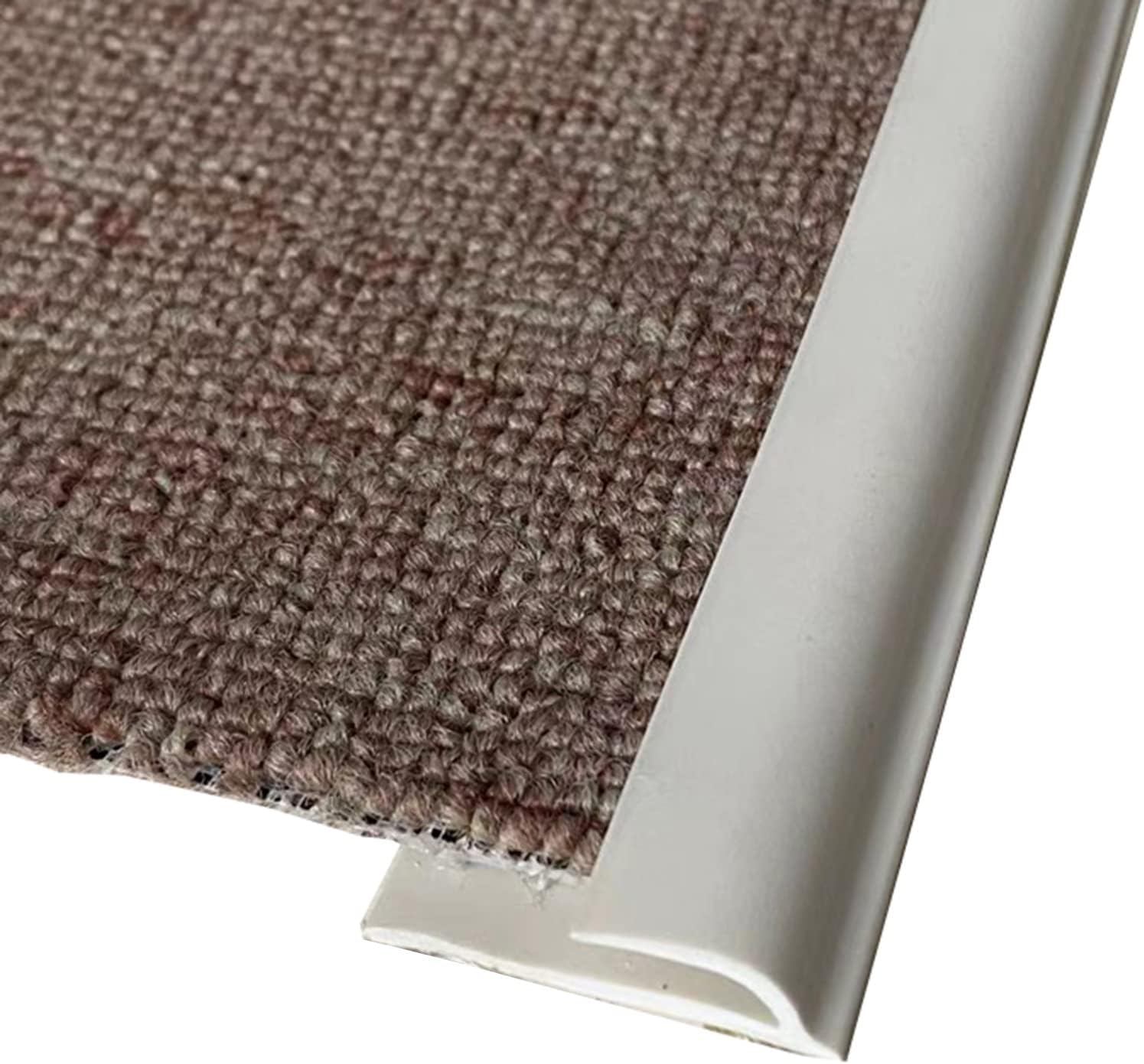 Extra Long Floor Carpet Edge Trim Strip, Cuttable Self