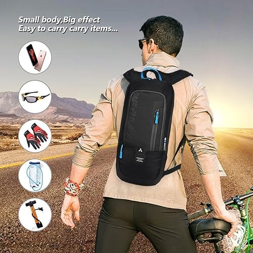 Miniatura 2 de WINDCHASER Mochila de ciclismo, mochila de bicicleta de 10 L, bolsa impermeable transpirable para viajes al aire libre, senderismo, escalada,