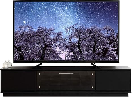 Amazon 42 50型推奨 アイリスプラザ テレビ台 テレビボード ローボード 完成品 前面ガラス ガラステレビ台 43型 50型 T Kytv150 ブラック 幅150cm ローボード テレビ台 オンライン通販