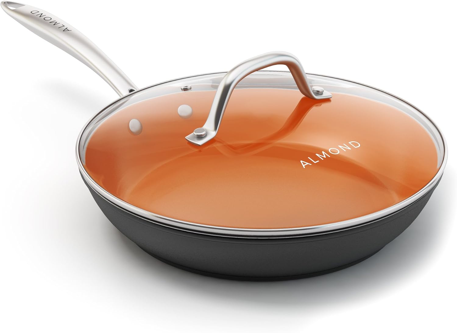 Almond Shallow Nonstick Pan