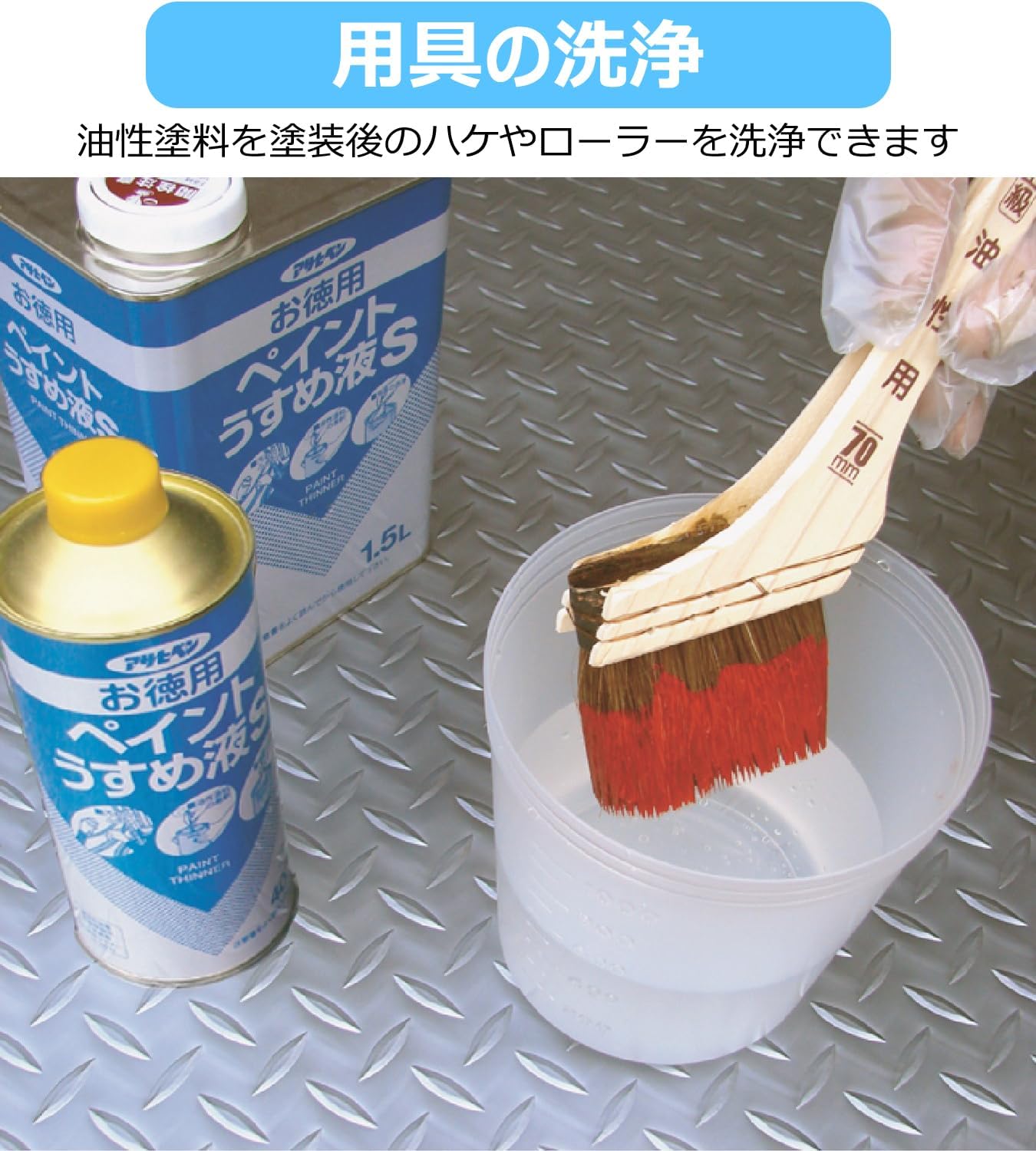 【セット買い】アサヒペン お徳用ペイントうすめ液S 4L 日本製 2個セット