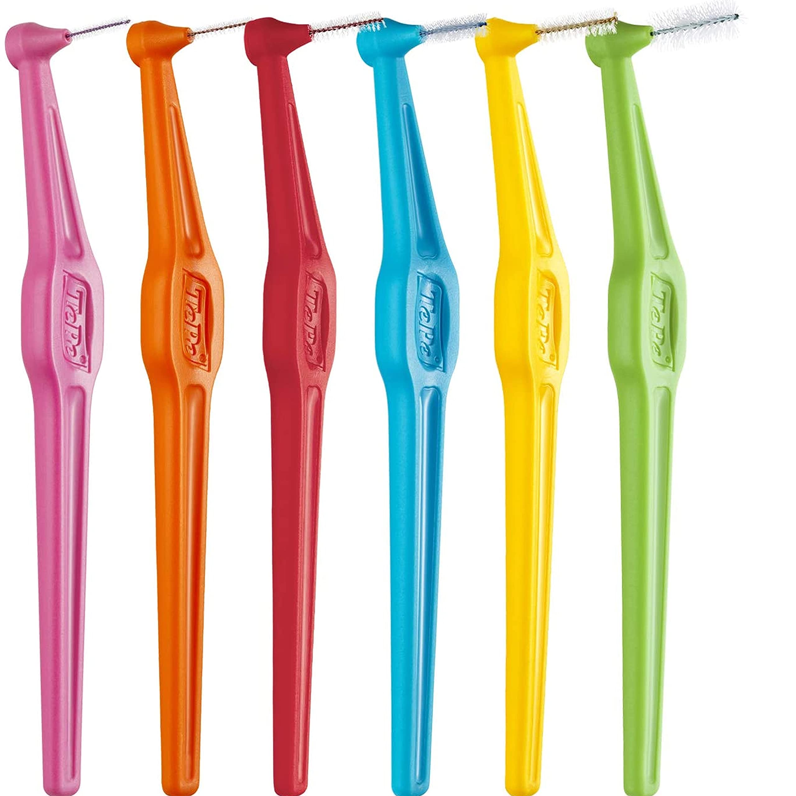 TePe Cepillo interdental tamaño 2 0,5 mm ángulo – Paquete de 6, Total 60