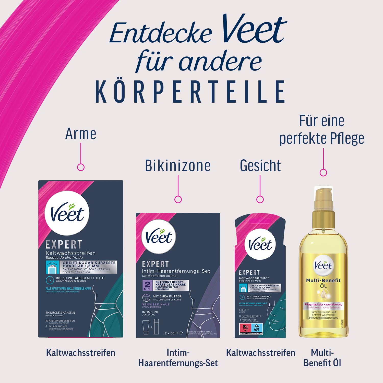 Veet Expert 3238730 Krem do Depilacji, 100 ml