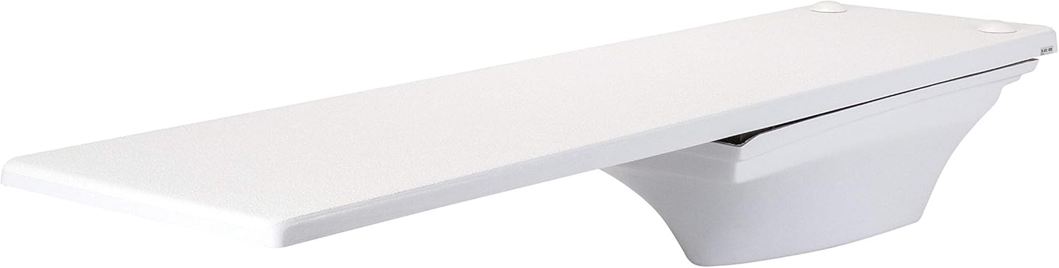 S.R. Smith 68-209-7382 Flyte-Deck II Stand with 8-Foot Fibre Dive Diving Board, White