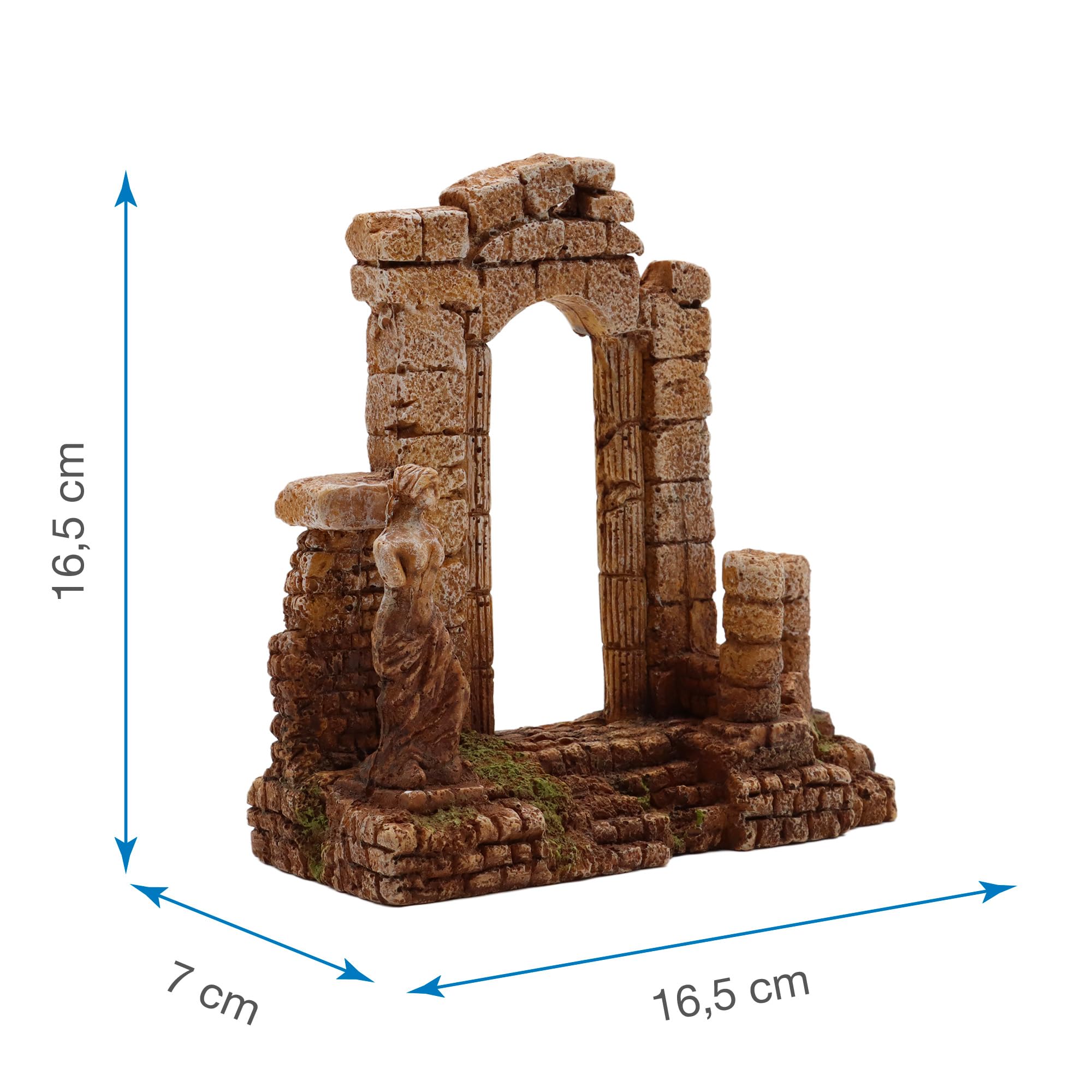 Amtra Wave Arche Grec Objet d'Ornement pour Aquariophilie