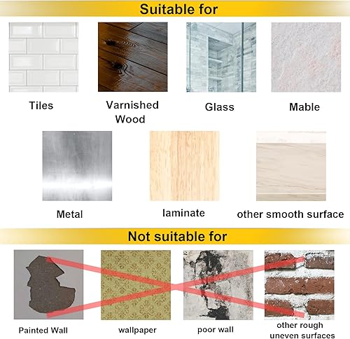 Miniatura 8 de AIERSA Ganchos Adhesivos de Alta Resistencia, Ganchos de Pared para Colgar, Adhesivo Sin Tornillos, Tornillos Invisibles para Montaje en Pared, 2 en