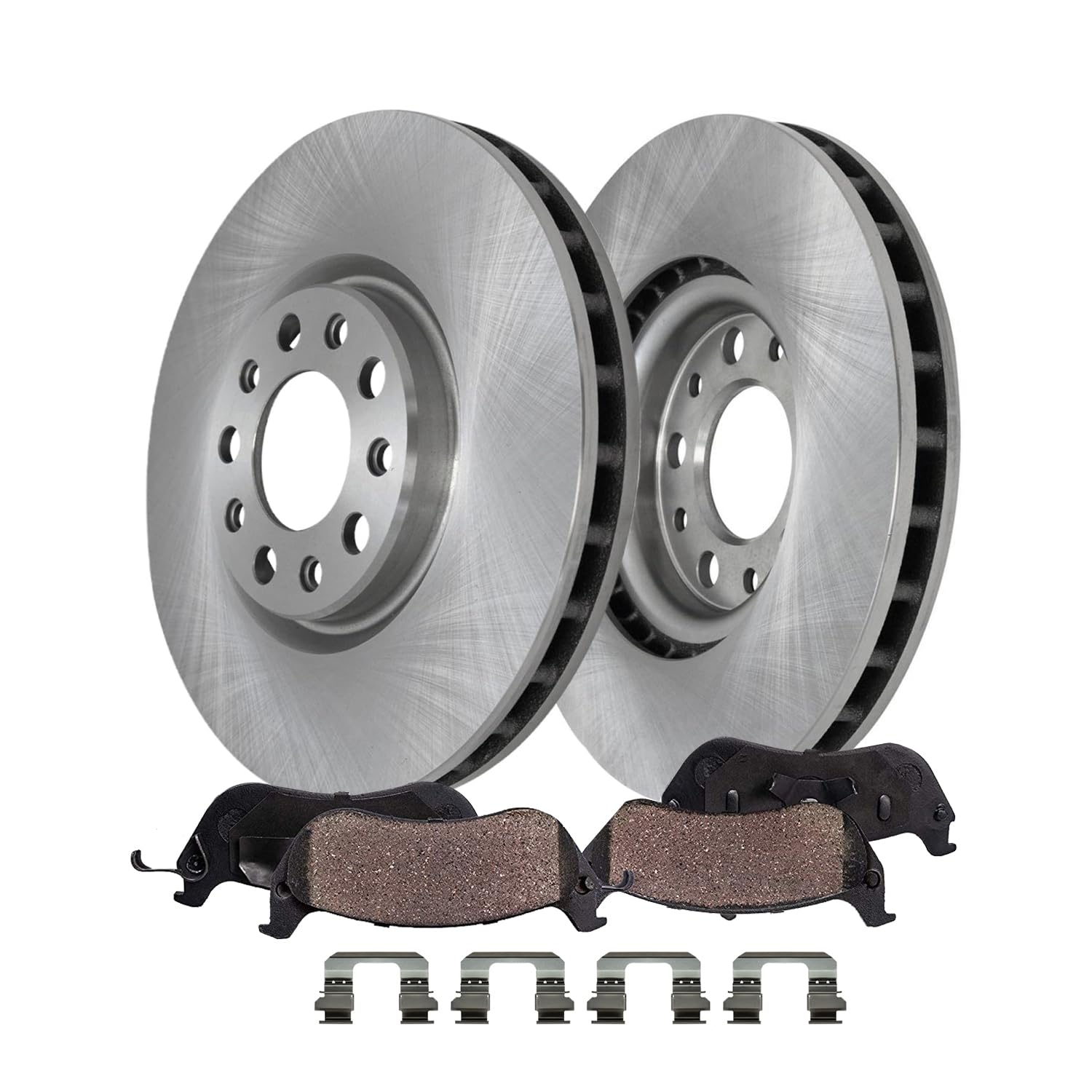 Detroit Axle - Front Brake Kit for 15-17 Chrysler 200 13-16 Dodge Dart