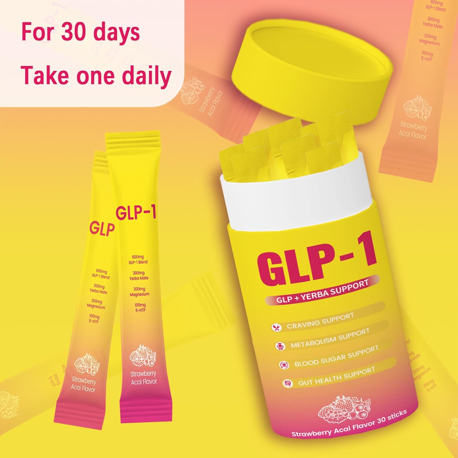 Glp-1 Drink Mix–Support Dual Action Craving &Amp; Metabolism | B...