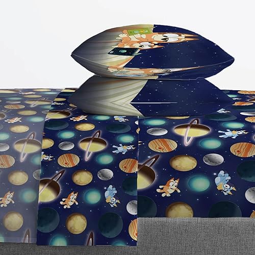 Vista 74 de Jay Franco Cars 95 de Disney y Pixar - Juego de sábanas de tamaño matrimonial Coches 95