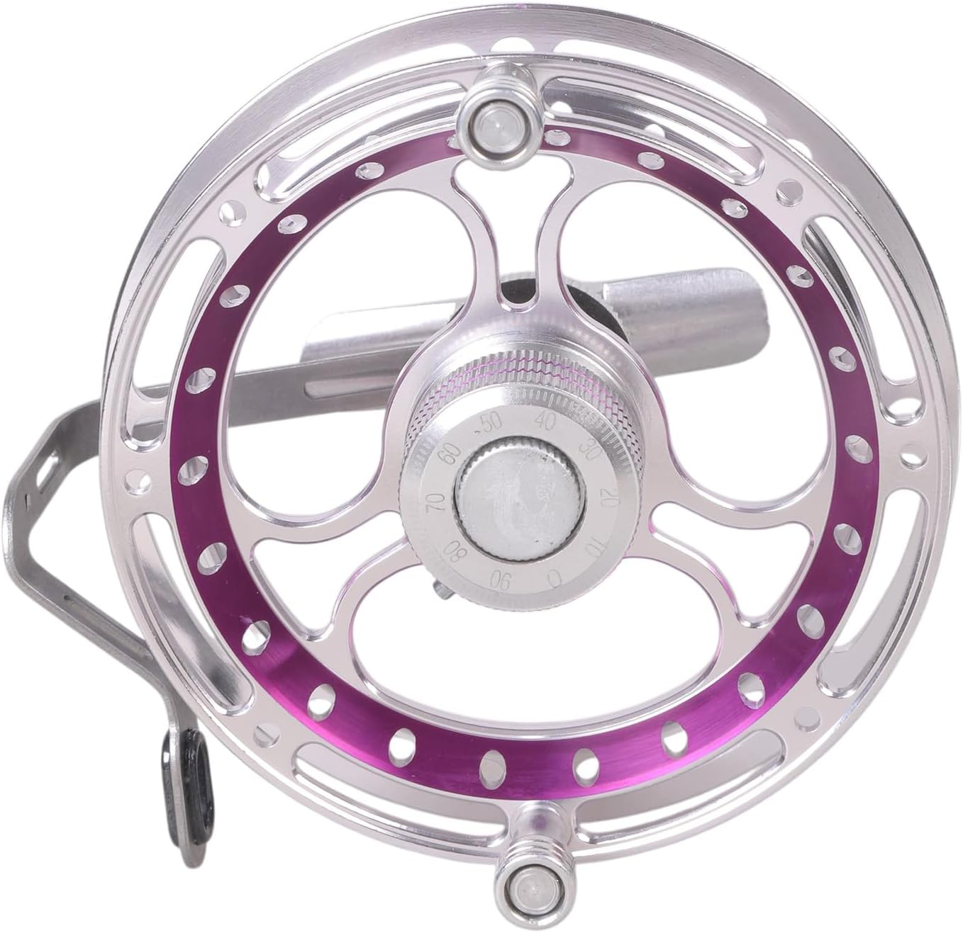 Fly Fishing Reels Fish Line Wheel with Drain Force Driving Cart Reels Wheel Ice Fishing Reels for Saltwater Freshwater