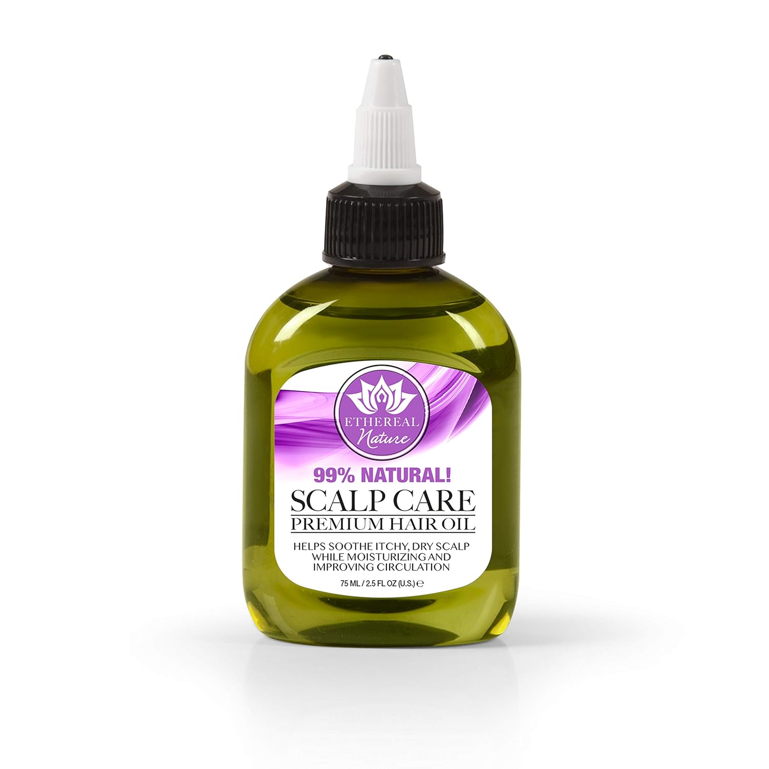 Ethereal Nature 99 Natural Hair Oil Blend Scalp Care 75ml, clear, 2.5 Fl Oz
