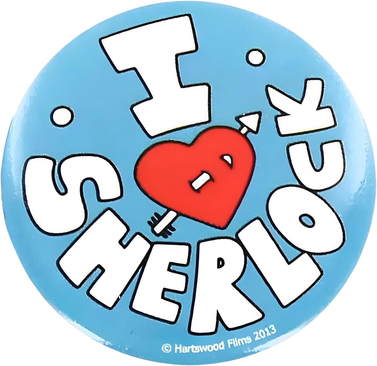 Sherlock Holmes I Love Sherlock Pin