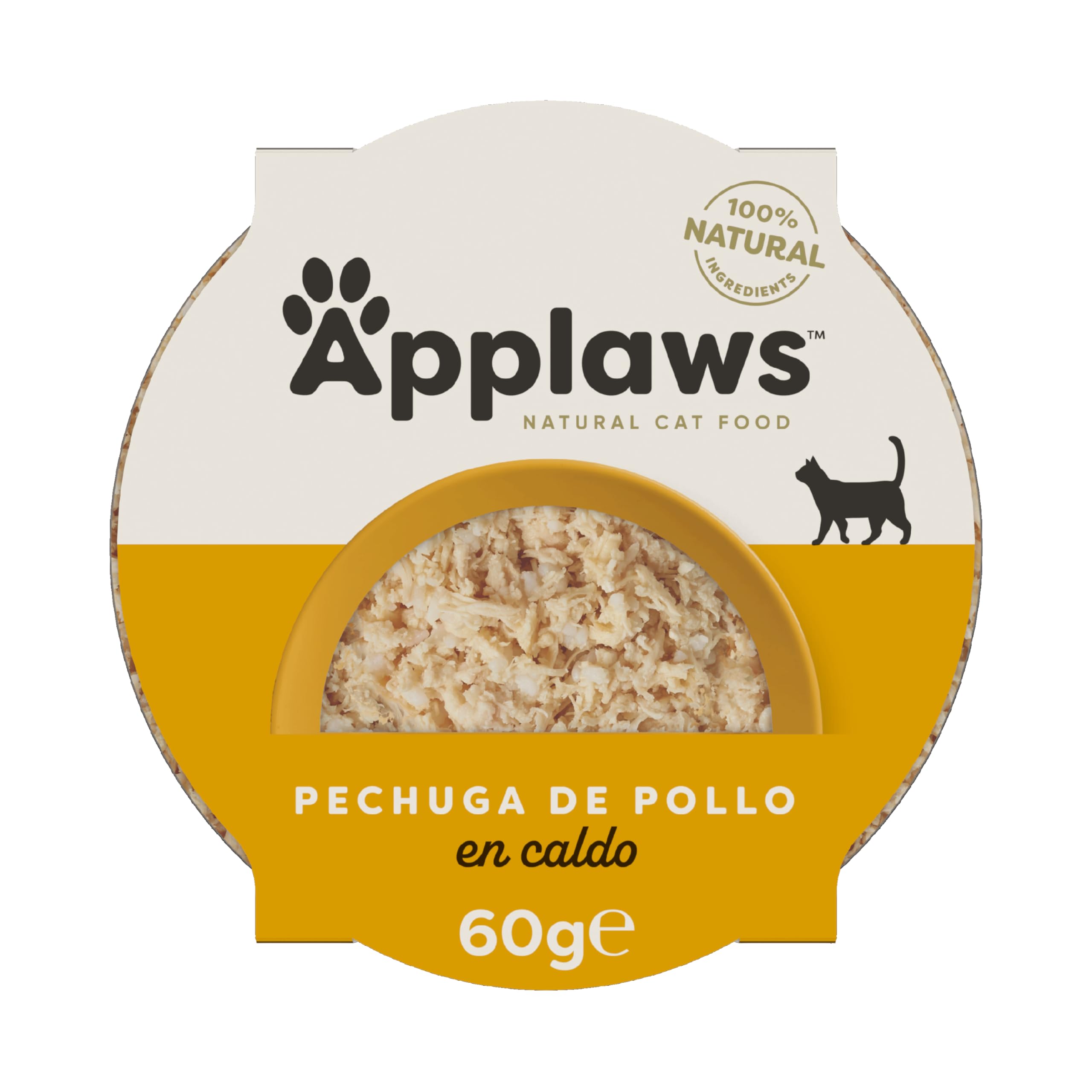 Applaws Wet Cat Food Chicken Breast with Rice, Pack of 10 (10 x 60g)