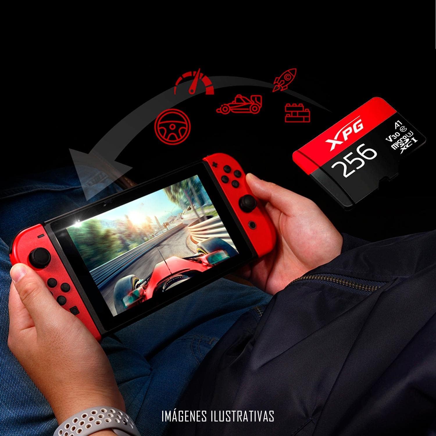 ADATA 256G MICROSDXC Uhs-1 U3 C10 Gaming