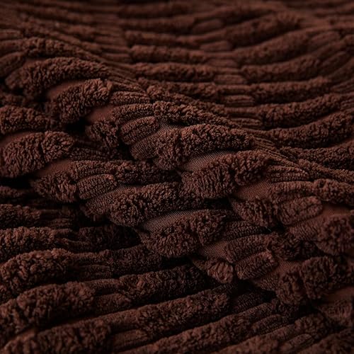 Miniatura 87 de Sunday Praise Paquete de 2 fundas de almohada decorativas de pana de 18 x 18 pulgadas, fundas de almohada cuadradas de rayas bohemias suaves