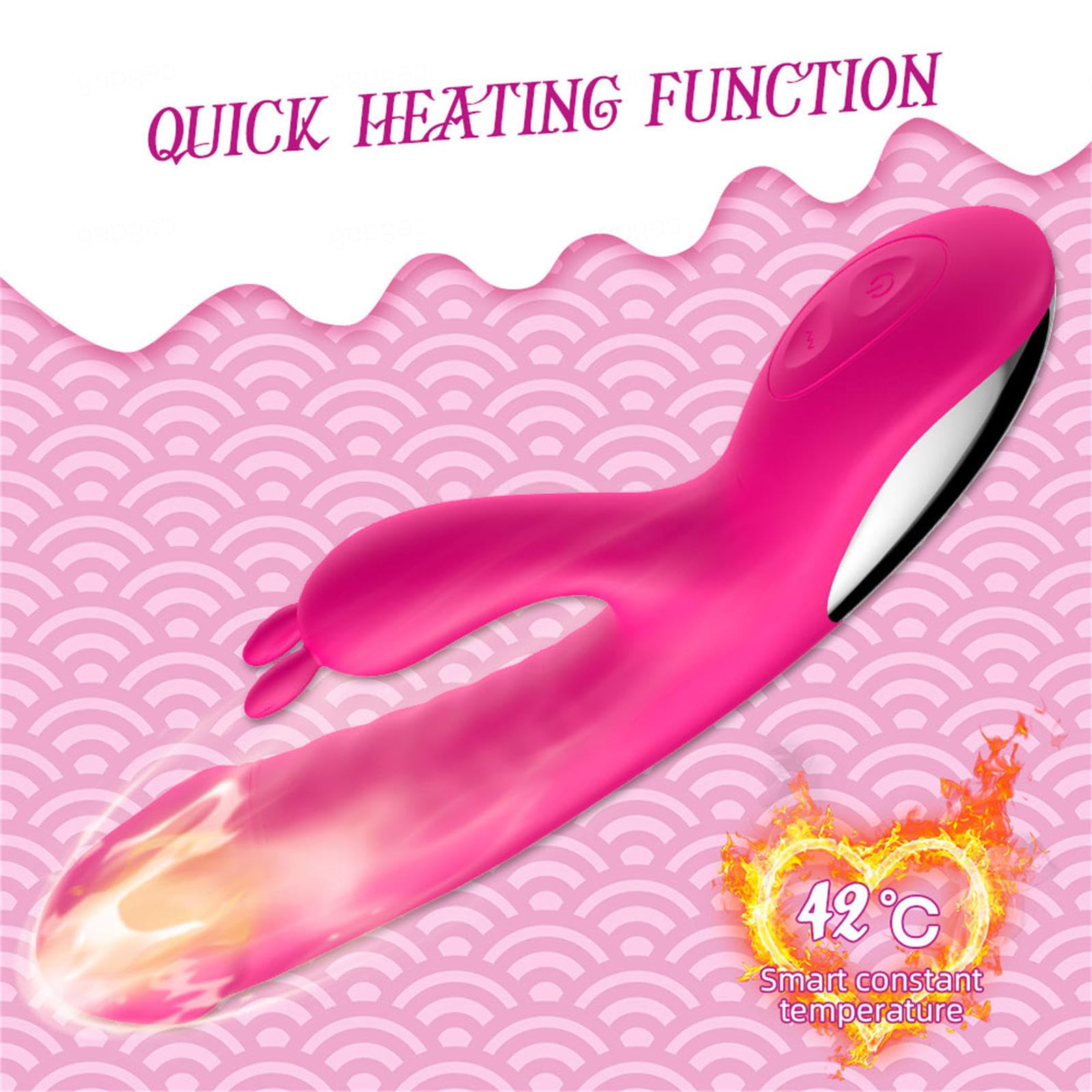 Vibratore G Spot Erotica Dildo Stimolatore Clitorideo può stimolare il punto G, Vibratoreper Stimolatore Clitoride Femminile Dildo,Pink