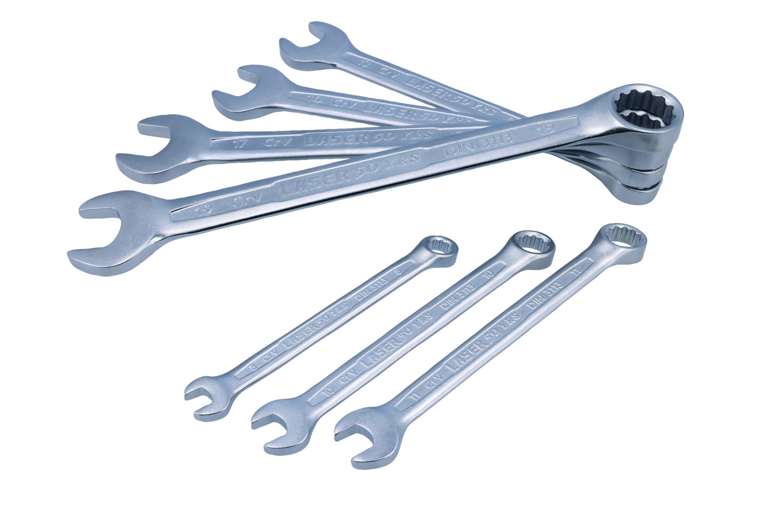 Laser 9265 combination spanner set 14pc outillage à main de 6mm à 24mm - 5