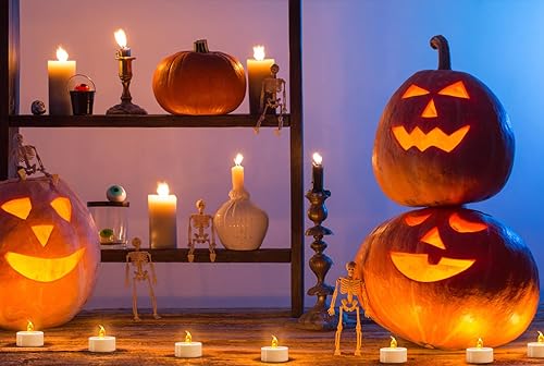 Miniatura 2 de KOABY - Paquete de 50 luces de té LED amarillas cálidas, duración de 100H+, luces de té parpadeantes sin llama operadas por batería para decoración