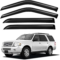 Vista 47 de Viseras para ventana, protectores contra la lluvia, compatibles con Subaru WRX 2015-2021, deflectores de viento para ventanas, viseras