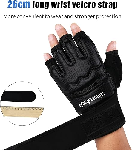 Miniatura 4 de Guantes de boxeo de kickboxing, guantes de boxeo para hombres, mujeres, niños, medio dedo, saco de boxeo, guantes de lucha, guantes UFC para hombres