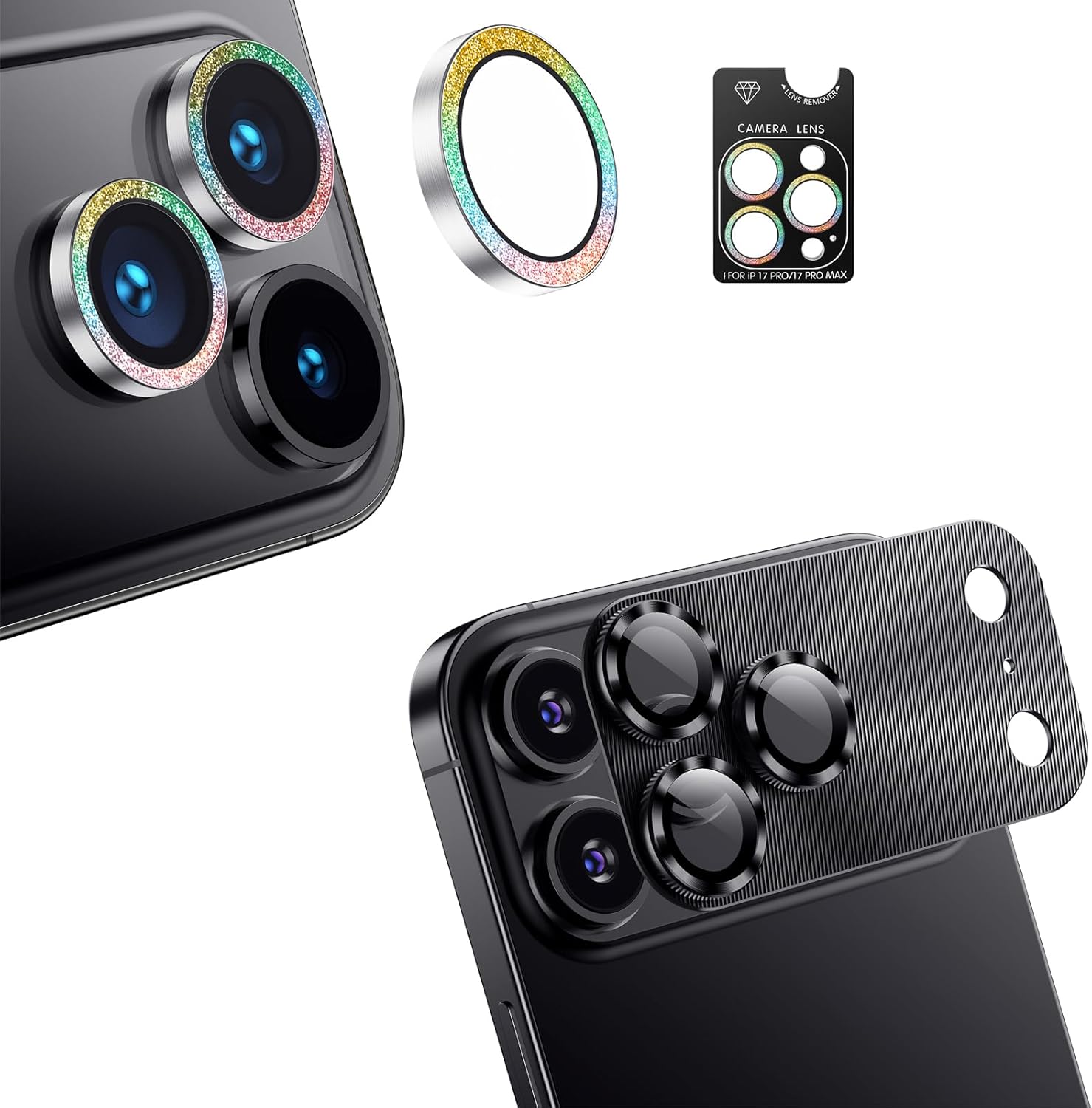 AFARER Camera Lens Protector for iPhone 17 Pro Max