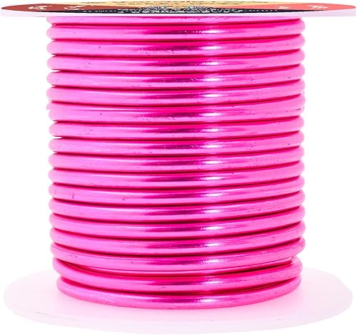 Vista 139 de Mandala Crafts - Alambre de aluminio anodizado de calibre 14 para hacer joyas - 18.29 m de alambre flexible de color oro claro - Flexible