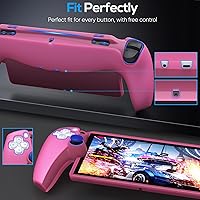 Vista 25 de FYOUNG Funda protectora para PlayStation Portal, funda protectora de silicona suave con protección completa y agarre antideslizante para el pulgar