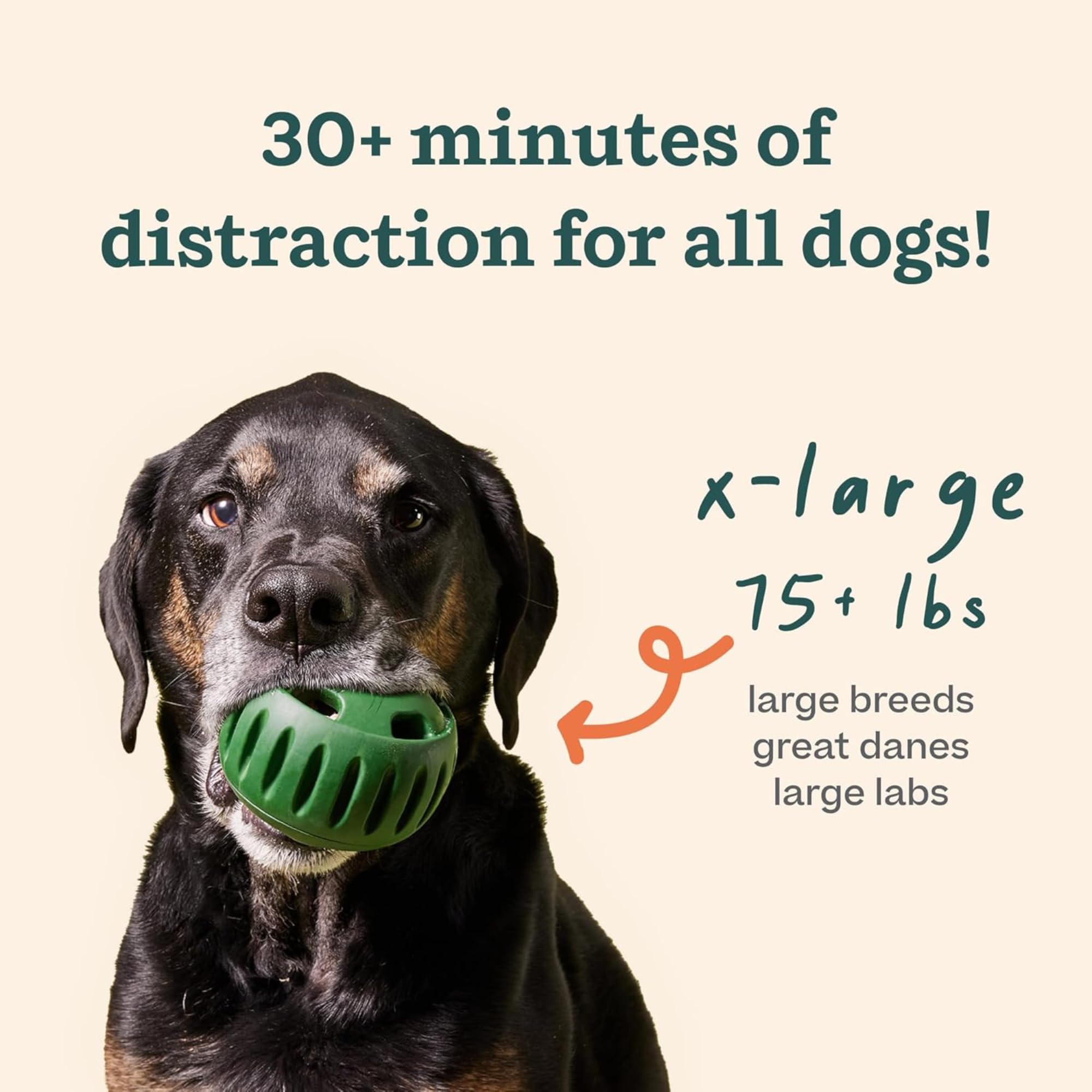 WOOF Pupsicle - Long-Lasting Interactive Dog Ball Toy to Keep Your Pup Busy and Distracted - Safe for Dogs - Low-Mess Design - Dog Toys for XL Dogs 75 lbs and Up - image 8