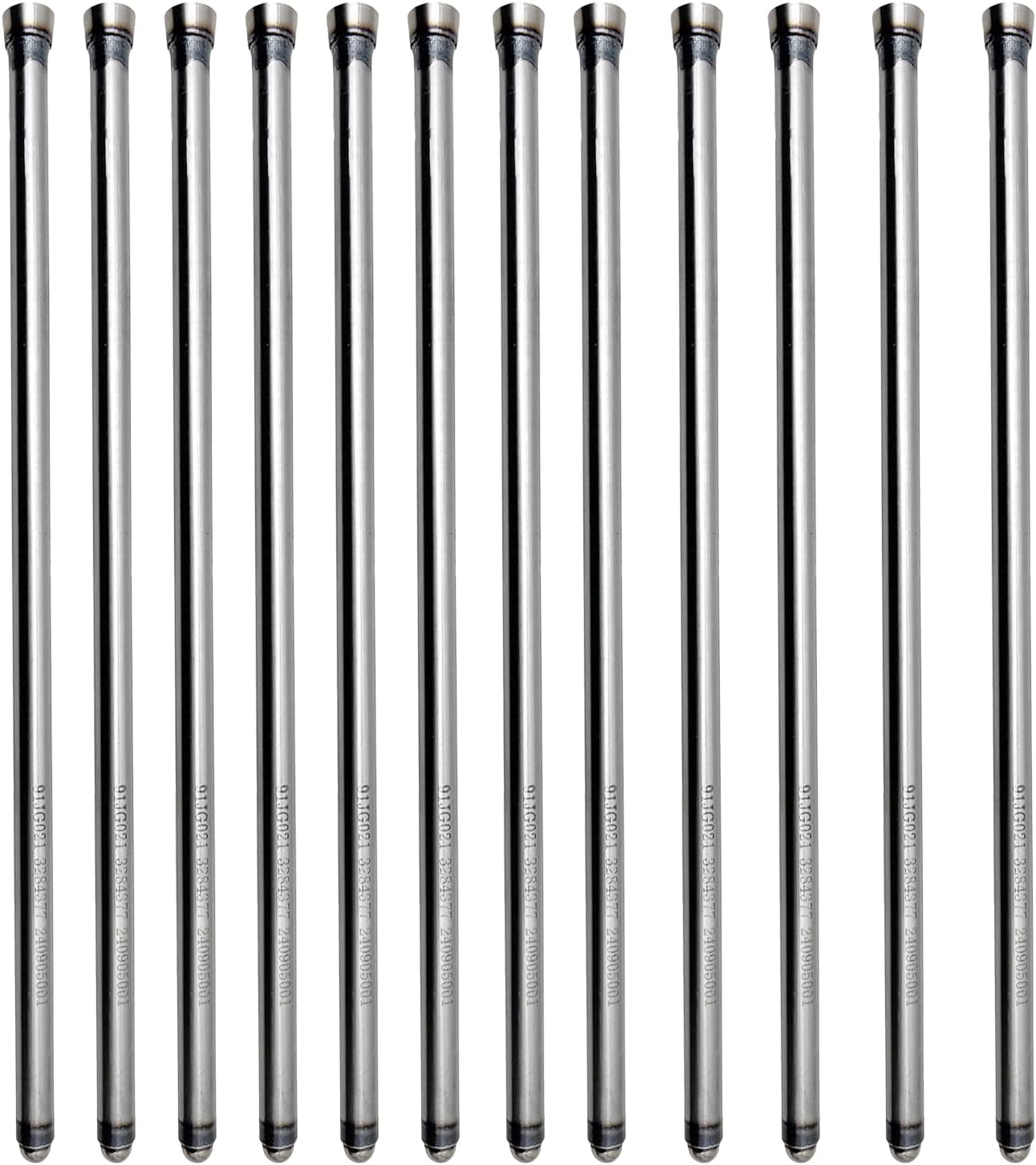 12-pcs Valve Push Rods A3904679 3904679 3923262 Compatible with Cummins B5.9 B3.9 1989-1998 6B 4B Engine 5.9L