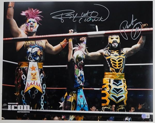 Foto firmada de Psycho Clown Penta Pentagon Jr 16x20 BAS COA WWE Lucha Libre AAA 83 - Fotos de Lucha Autografiadas