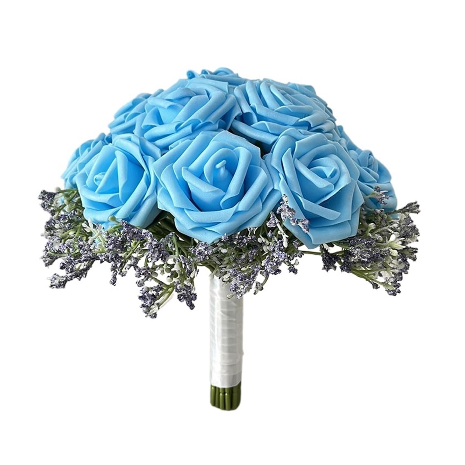 SHENJMAI Artificial Flower Bouquet Bridal Bouquet Bridesmaid Wedding Marriage Artificial Flowers Accessories Centerpieces(Type 8)