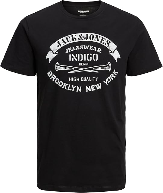 JACK & JONES PLUS Koszulka Mężczyźni Jjejeans Tee SS O-Neck Noos 23/24 Pls