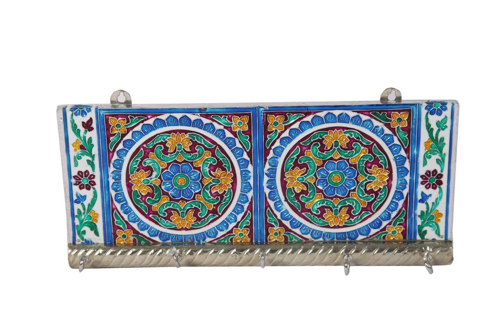 Artalley antique design key holder,meenakari work Amazon.in Home