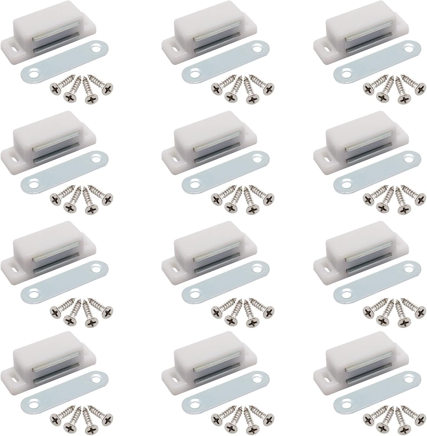 SWZHAI 12 Pcs 15lbs Door Catch