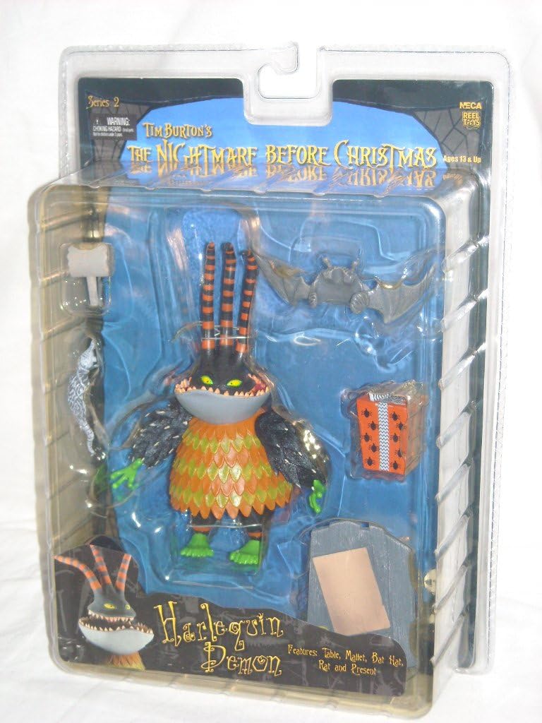 NECA Action Figure Harlequin Demon, The Nightmare Before Christmas Di Tim Burton, Serie 2 - 2