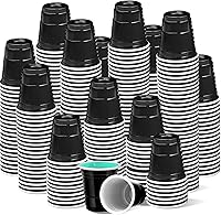 Vista 29 de 500 vasos de chupito de plástico naranja, vasos de chupito de Acción de Gracias, desechables de 2 onzas, vasos de chupito naranja para beber