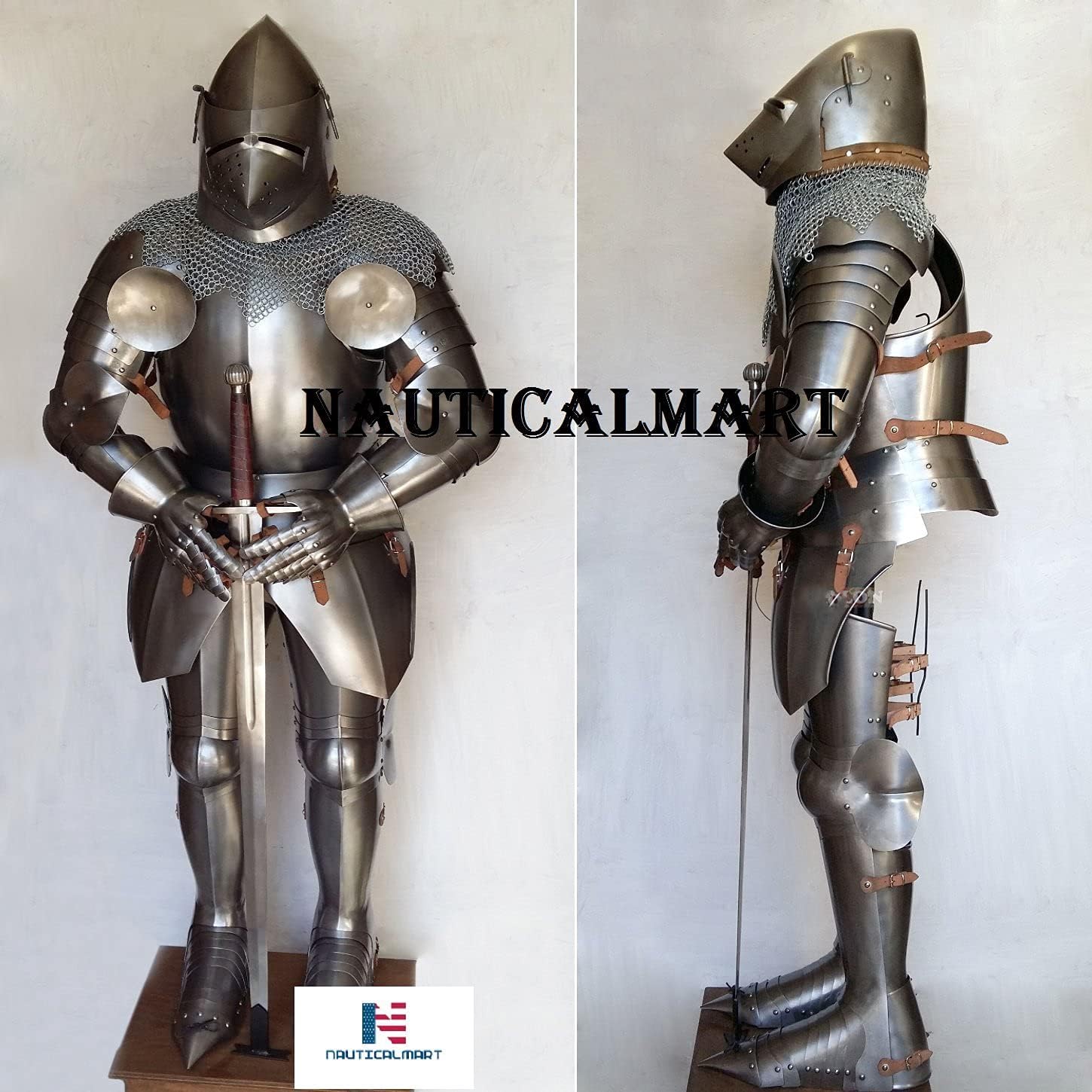 NauticalMart Medieval Knight Full Body Suit of Armor