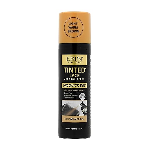 Miniatura 7 de EBIN NEW YORK Spray de encaje tintado, secado rápido 10X, resistente al agua, sin residuos, aplicación uniforme, tono de piel, aspecto natural, 3.38