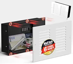 Mboko Electronic Hidden In-Wall Safe for 16" & 24" Studs with Vent Cover