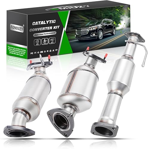 Kit de convertidor catalítico frontal de alto flujo de ajuste directo para Chevy Traverse 2009 2010 2011 2012 2013 2014 2015 2016 2017 GMC Acadia