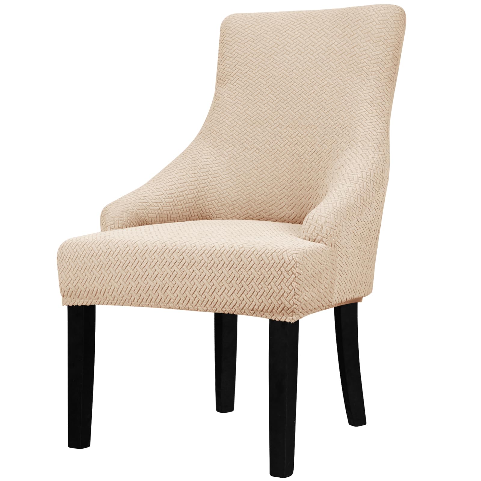Lellen Stretch Wingback Chair Cover Slipcover - Reusable Wingback Side Chair Slipcover,Accent Chair Covers,Arm Protector Seat Cover,Wing Chair Covers
